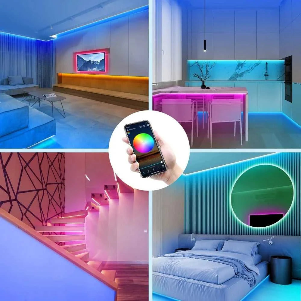 RGB 5050 DC5V USB 24Keys Bluetooth Led Strip Lights Tape With Remote Control Color Change Lamp for Christmas Bedroom Decoration The jack market .AU The jack market .AU Home $ 69 136:200004891#BT 24K;14:29#Not waterproof;380:6288#30m