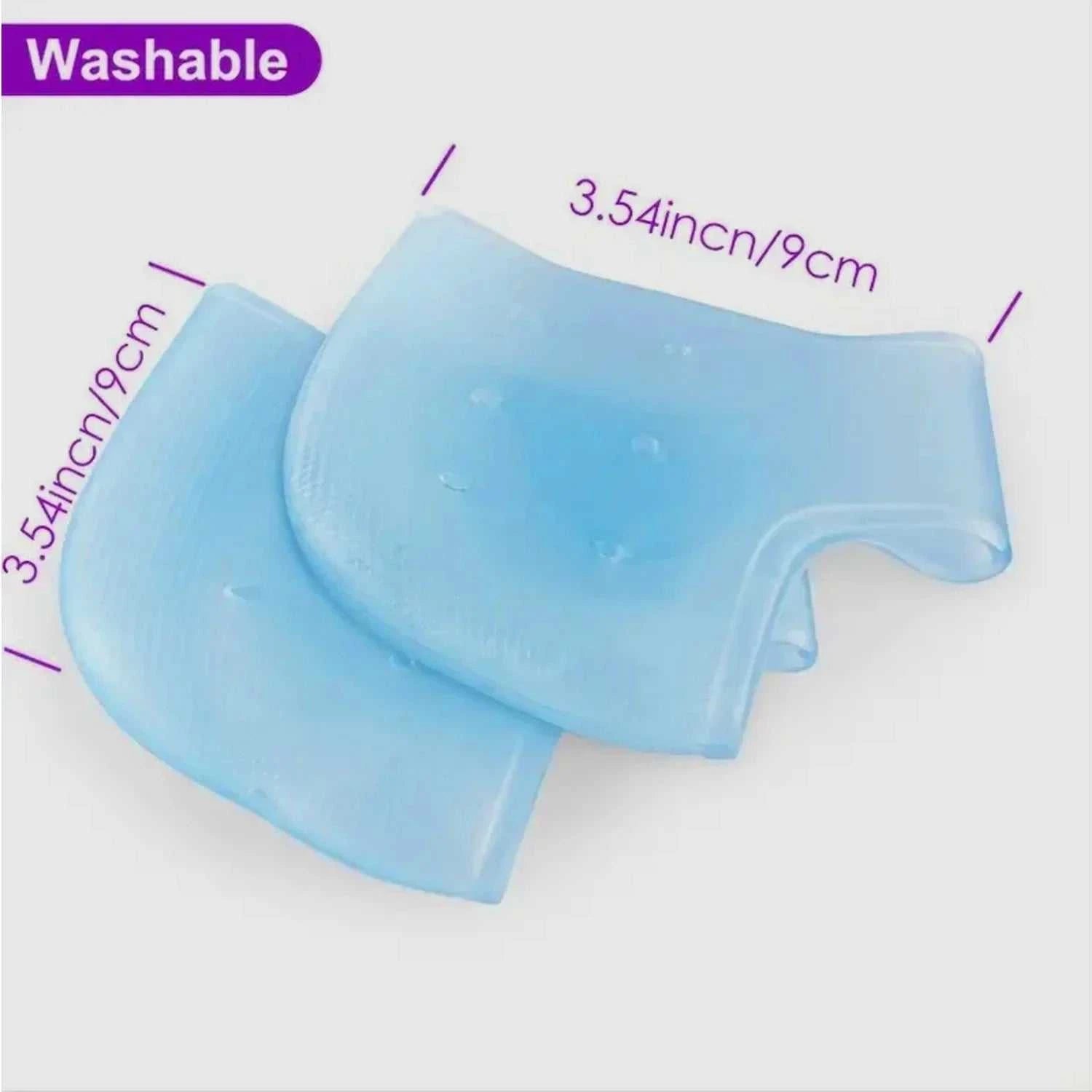 Gel Silicone Skin-Softening Silicone Heel Protectors Heel Cups Spurs Cracked Heel Sleeve Socks Feet Care Skin Repair Cushion New The jack market .AU The jack market .AU Step Up Your Style: Trendy Shoes for Every Occasion! $ 49 14:350853#No holes-Blue