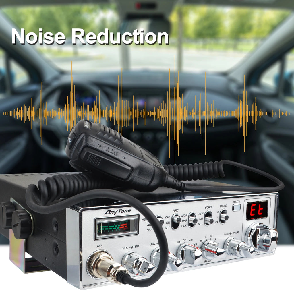 Anytone ARES II 10M SSB Walkie Talkie - 40W AM/FM/USB/LSB - Powerful CB Radio for Clear Communication