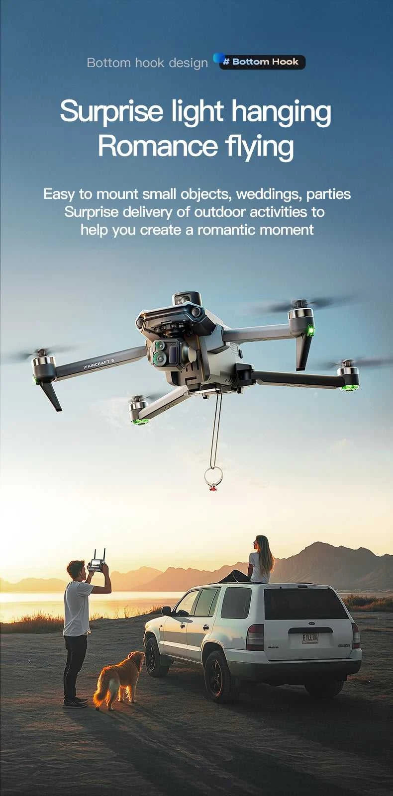New Wing 6 Screen Controlled Drone 8K Camera 3-axis Gimbal GPS Brushless Obstacle Avoidance Foldable Quadcopter Dron RC Toys The jack market .AU The jack market .AU Drones $ 473 14:29#WING 6
