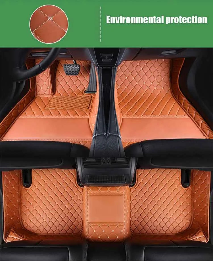 Car Floor Mats 100％ For For Ford Focus MK2 2008-2011 Auto Foot Pads Accessories Interior Waterproof Carpets Car Styling Rug 차량용품