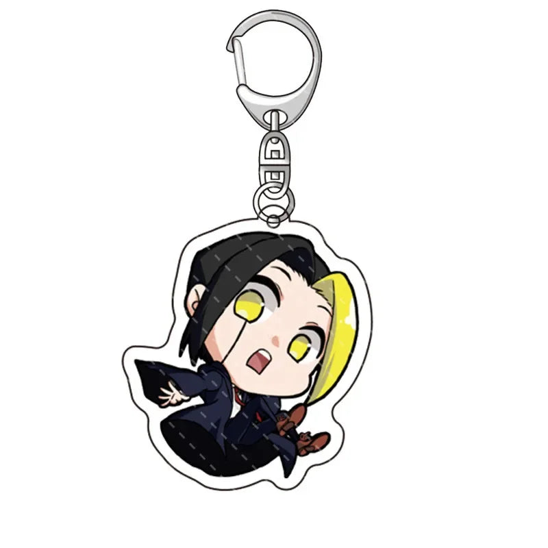 Anime Mashle Acrylic Keychains Double Side Acrylic Figure Key Ring Creative Pendant Xmas Halloween Fans Gift