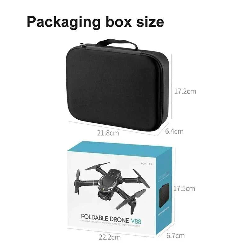 Drone V88 8K 5G Professional HD Dual Camera Aerial Photography 15000M Remote Control Aircraft Folding Quadcopter 2026 New The jack market .AU The jack market .AU Drones $ 96 14:29#Black Dual 8K-1B