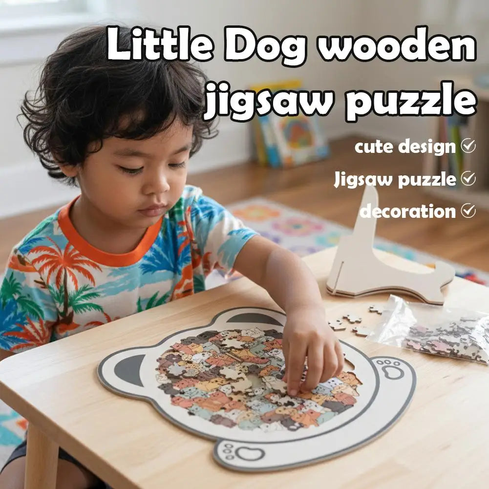 Unique Wooden Cat Jigsaw Puzzle for Adults, Challenging Animal Puzzle with Cute Cat Shapes, Perfect Gift for Cat Lovers Home