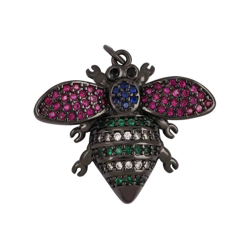Colourful Fly Bee Ladybird Insect Charm Paved with Rainbow Cubic Zirconia,18K Gold Plated Jewelry Making Hand Craft Material M75 The jack market .AU The jack market .AU Jewellery & Chains $ 63 14:29#M750426-Gold;200007763:201336100