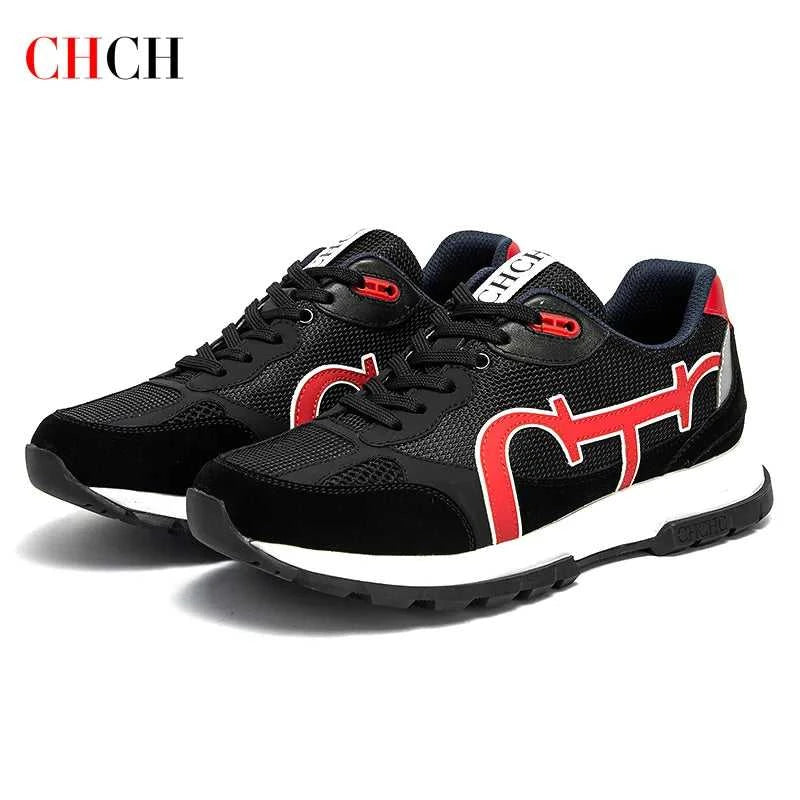 CHCH Men's Tennis Shoes Black Cow Leather Material Stitching Design Men's Shoes Sports Shoes The jack market .AU The jack market .AU Step Up Your Style: Trendy Shoes for Every Occasion! $ 149 14:200006158;200000124:350262