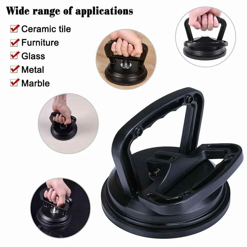 Mini Suction Cup Lifter Glass Puller Sucker Plastic Repair Rubber 1pc Tool 4.72in Dent Panel 5.31*5.12*4.72in Blue