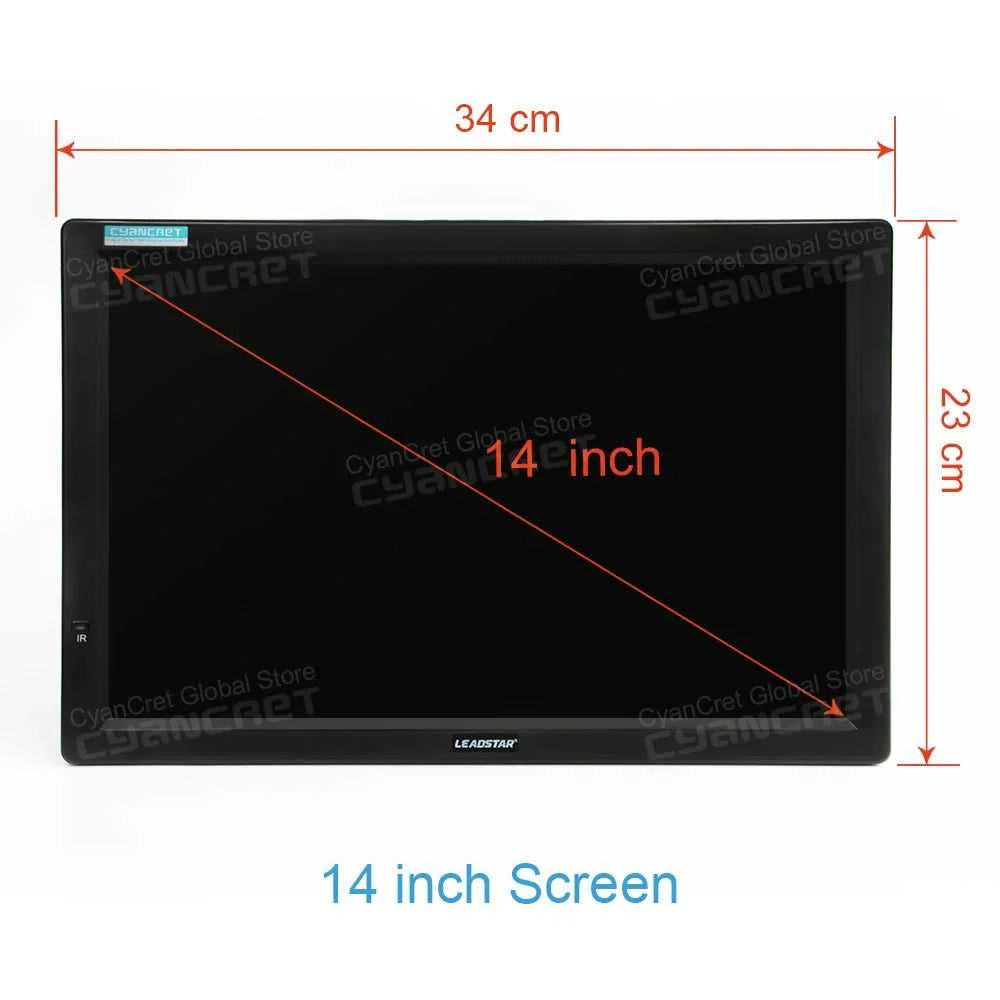 LEADSTAR D14 14" Portable TV DVB-T2 TDT ATSC ISDB-T Analog Mini Small Car Television Without Battery Support HD-IN H.265 AC3 The jack market .AU The jack market .AU Home $ 207 <none>