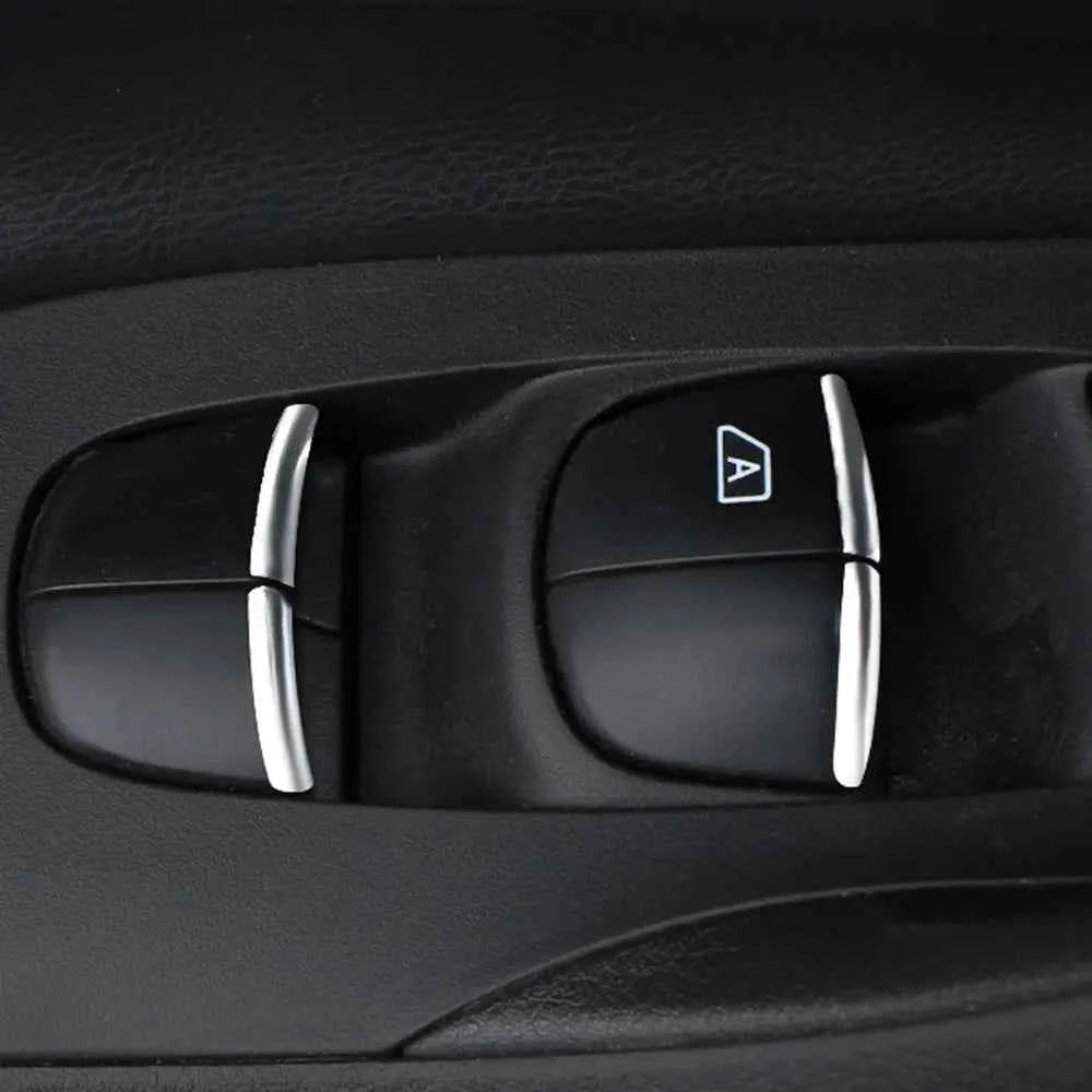 Car Window Lift Button Sequin Sticker for Nissan X-trail T32 Rogue March Sentra Versa Sunny Teana Altima Juke Kicks Qashiqai J11