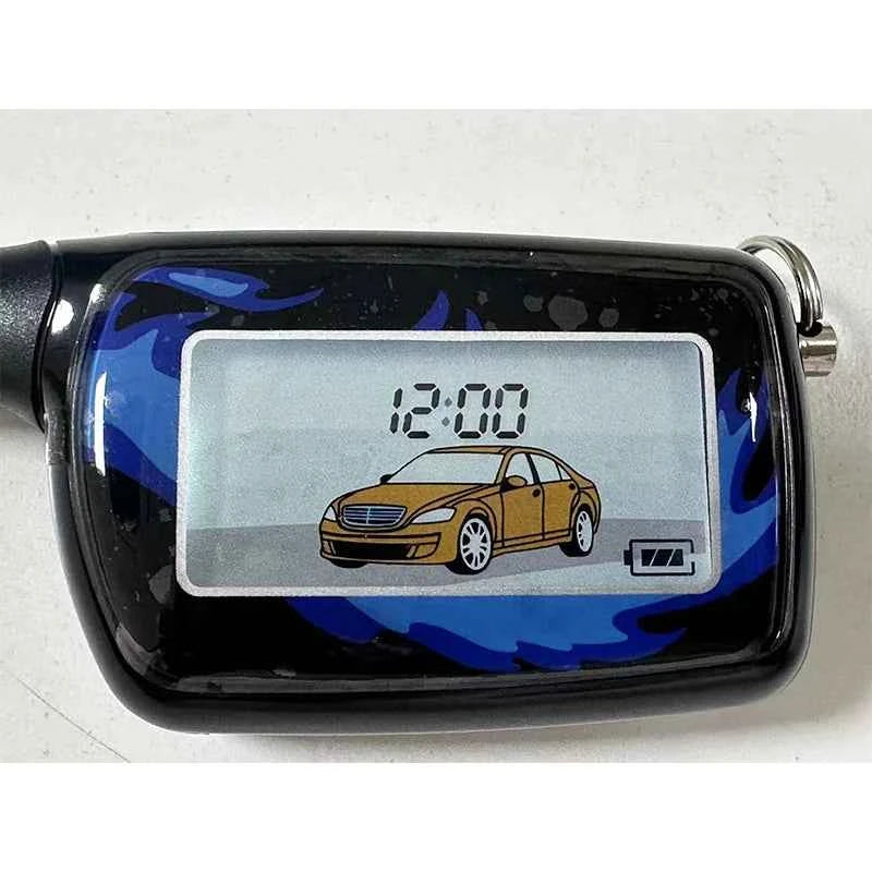 LCD Remote Control Key Compatible with Keychain logicar 3 Logicar 4 Scher-Khan two way car alarm system