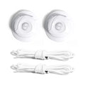 1Pair Sneaker Shoe Laces Elastic No Tie Shoe Laces Stretching Lock Lazy laces Quick Rubber Shoelace Shoestrings
