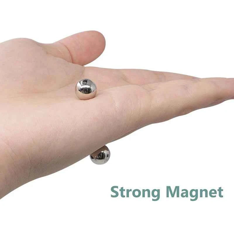 LM Magnetic Nipple Clamps - 2pcs Non-Piercing Strong Bondage Balls for Couples - Explore Your Sensuality