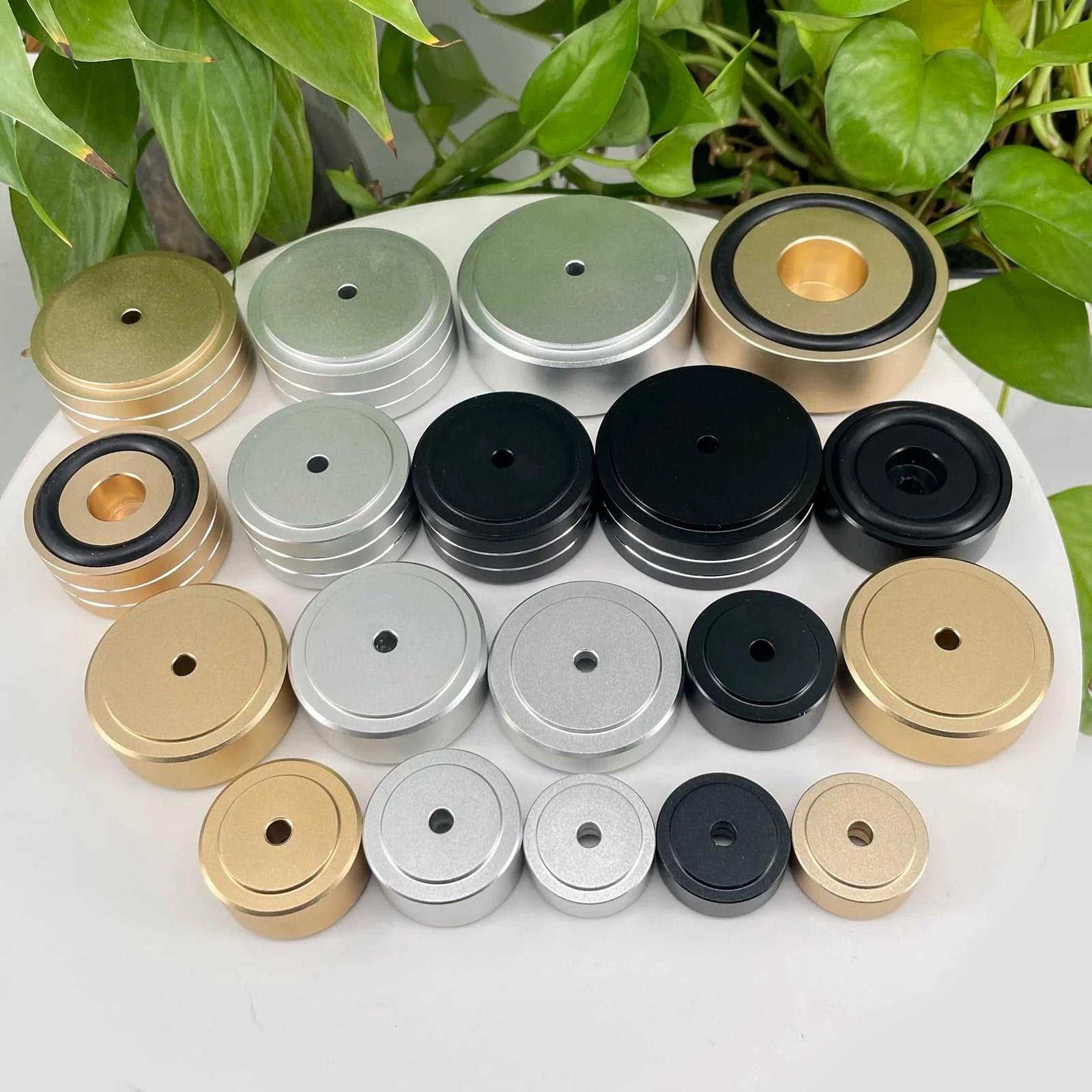 4PCS Audio Speaker Isolation Feet Pad 30*10mm 40*10mm 49*15mm Aluminum Amplifier Feet CD DAC Speakers Shock Absorption Feet Pad The jack market .AU The jack market .AU Accessories Electronics $ 62 14:193#40x10mm 4pcs;200000828:201589809#Black