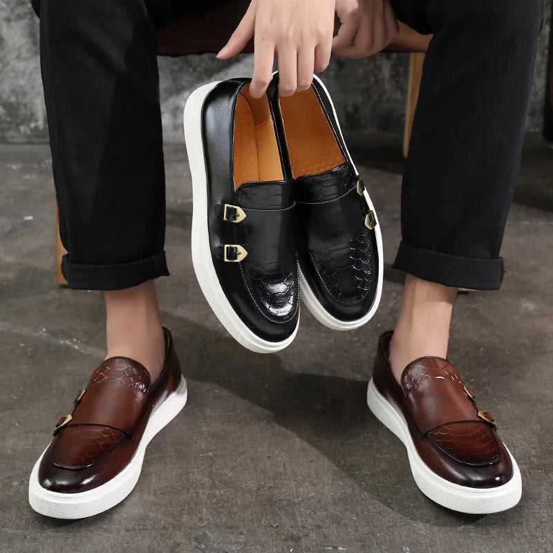 Fashion Men's Casual Shoes Embossed Leather Men Classic Retro British Style Tassels Loafers Mens Slip-on Outdoor Driving Flats The jack market .AU The jack market .AU Step Up Your Style: Trendy Shoes for Every Occasion! $ 101 14:193#S11 Black;200000124:200000364#39 (US 6.5);200007763:201336100