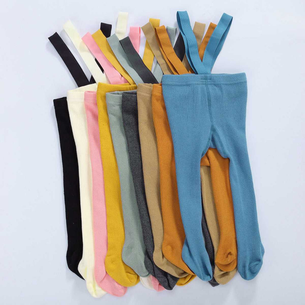 Tregren 0-3Years Newborn Baby Suspender Overall Pantyhose Solid Color High Waist Ribbed Knit Tights Infant Spring Fall Leggings The jack market .AU The jack market .AU Mum & Kids: Essential Products for Every Family $ 25 14:691#I;200000463:200661896#2-3Years
