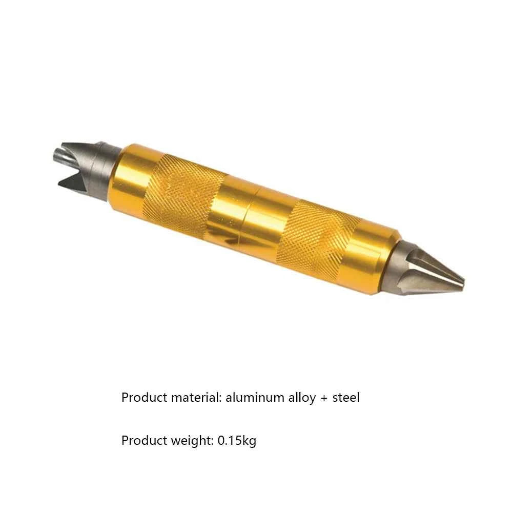 Primer Multifunctional Pocket Cleaners & Reamers - Portable Aluminum Alloy & Steel Tool for Metal/Plastic Deburring