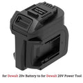 Portable Dual Battery 2-in-1 Battery Adapter Converter for Dewalt 18V 20V Li-ion Batteries for Dewalt 20V Cordless Power Tools