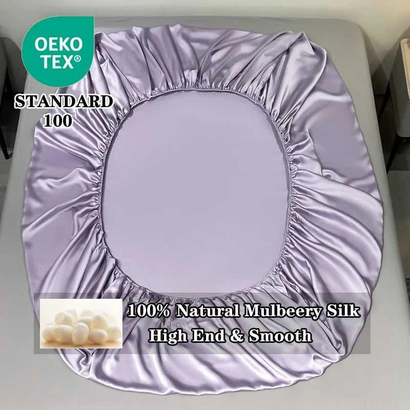Natural Mulberry Silk Fitted Sheet Pure Silk Mattress Cover for Single Double King Queen Size Bedding High End Luxury Bed Cover The jack market .AU The jack market .AU Home $ 72 14:200002984#Latte Brown;5:200013267#90x200x30cm