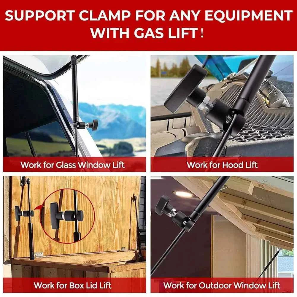 Car Hood & Trunk Gas Spring Struts - Colored Lift Supports with Anti-Slip & Anti-Pinch Safety Tool