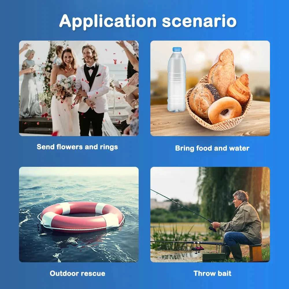 Universal Drone Airdrop Thrower System 2.4 Remote Control General Payload Delivery Thrower Air Dropper Device Drone Accessories The jack market .AU The jack market .AU Drones $ 55 14:193