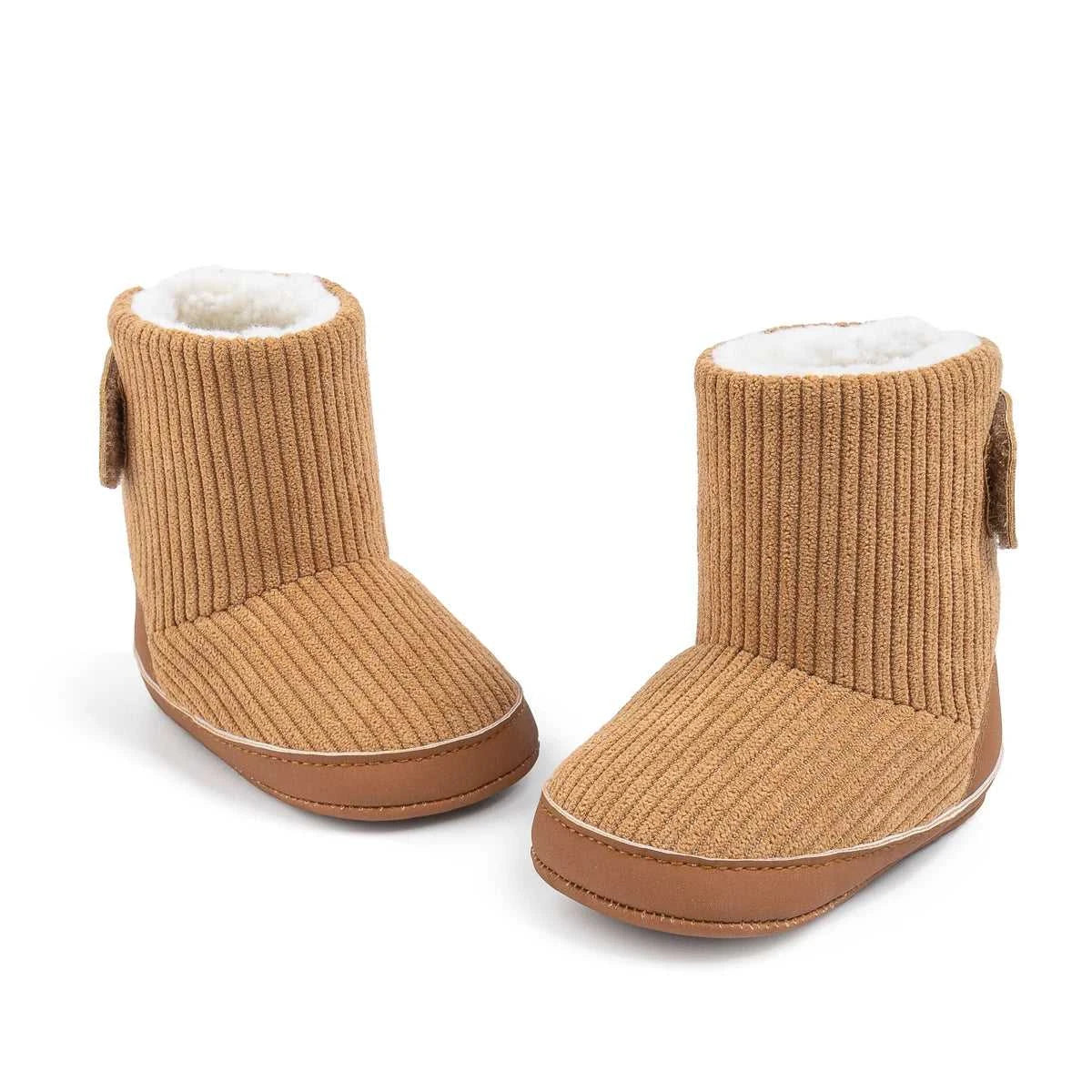 KIDSUN Newborn Baby Winter Boots Soft Corduroy Warm Booties With Fur Lining Unisex Design For Baby Boys Girls The jack market .AU The jack market .AU Mum & Kids: Essential Products for Every Family $ 26 14:771;200000264:201336170
