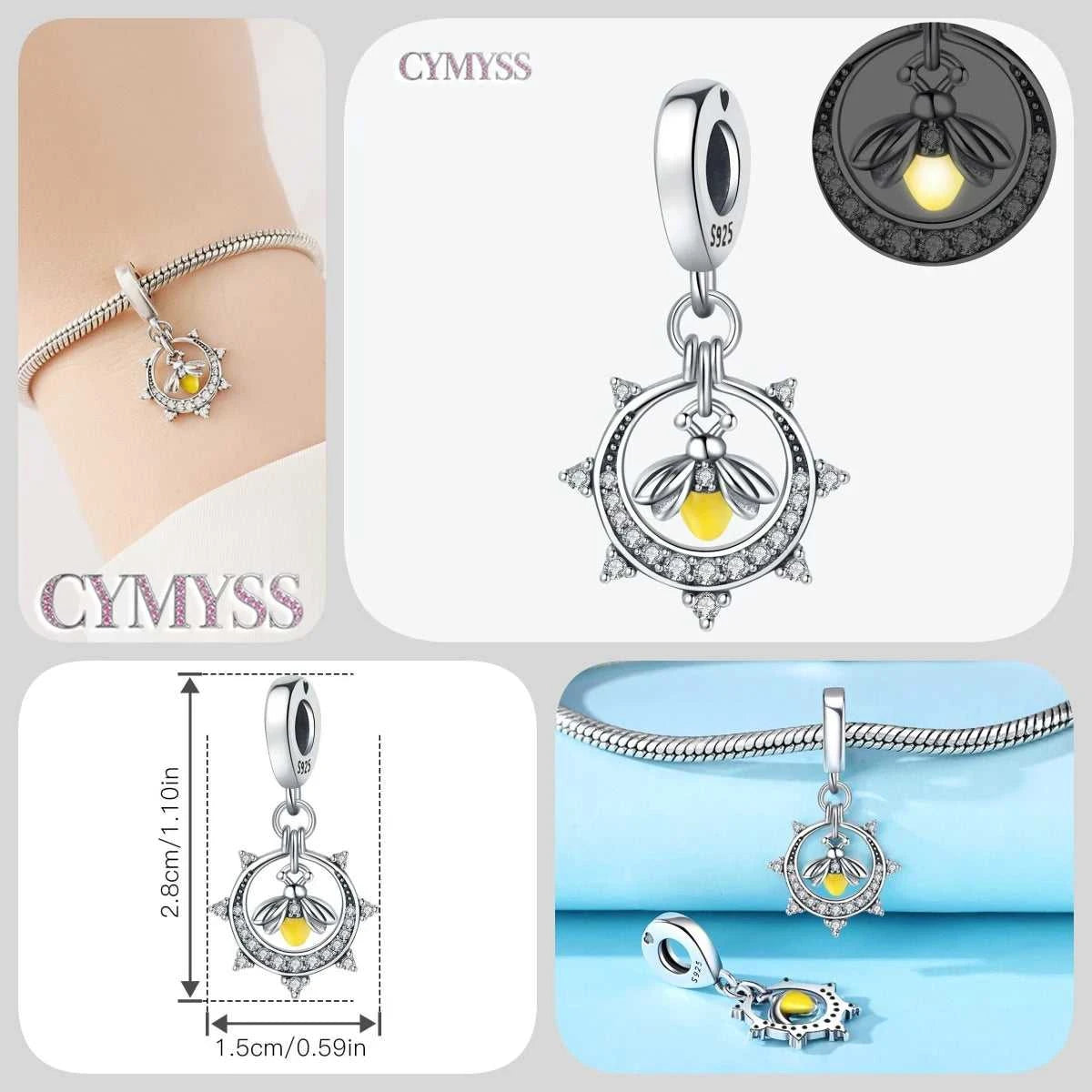 S925 Sterling Silver Charm Bead Angel Prayer Travel Memorial Pendant Fine Birthday Gift Fit Bangle Bracelet Necklace DIY Jewelry The jack market .AU The jack market .AU Jewellery & Chains $ 49 14:200004890#OTC1204