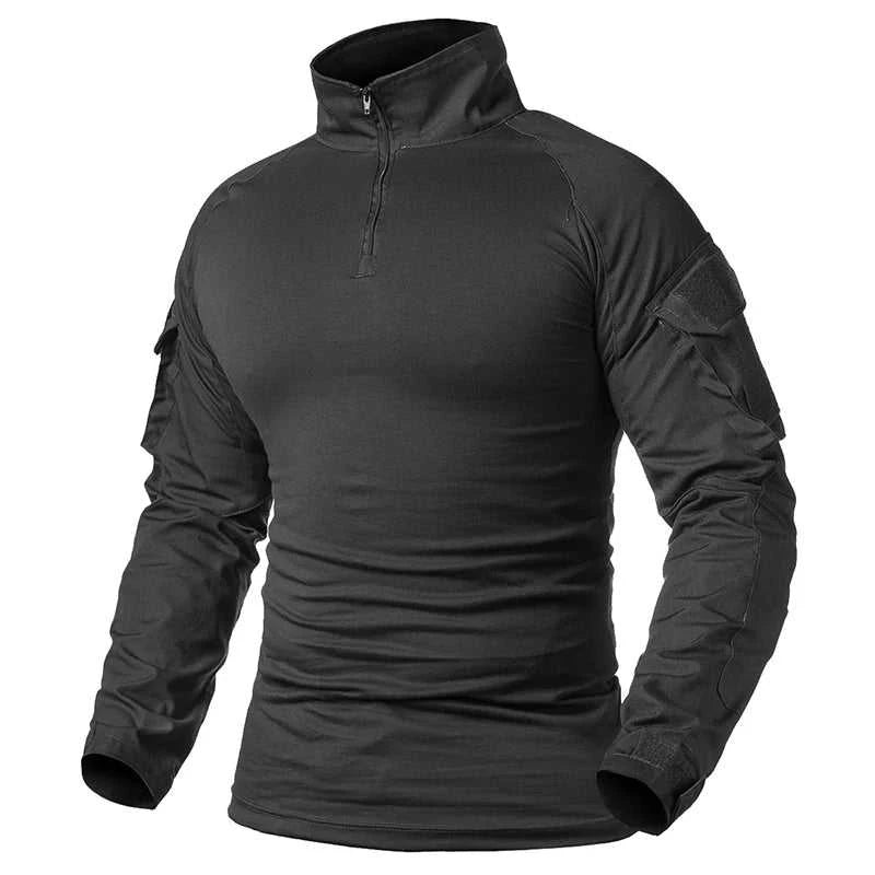 Men's Camouflage Tactical Shirt 1/4 Zip Long Sleeve Combat T Shirt Cotton Camo Uniform Airsoft Shirts The jack market .AU The jack market .AU Men Fashion $ 48 14:365458#CP;5:4182#CN XXL