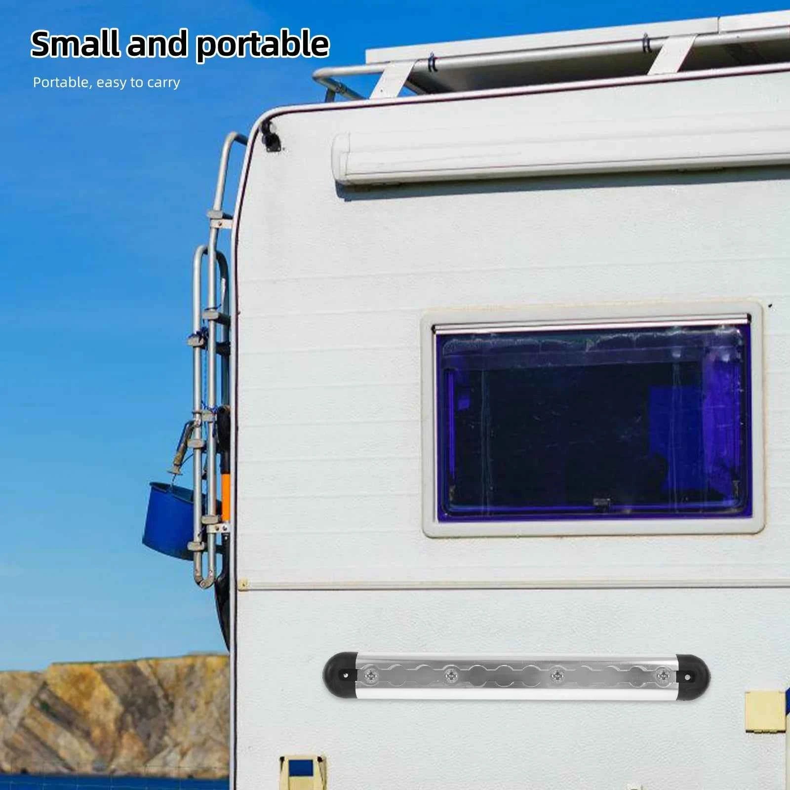 30Cm Adjustable Tie Down Rv Guide Rail Cargo Trailer Accessories Track For Trailers Truck Beds Securing Motorcycles Atvs