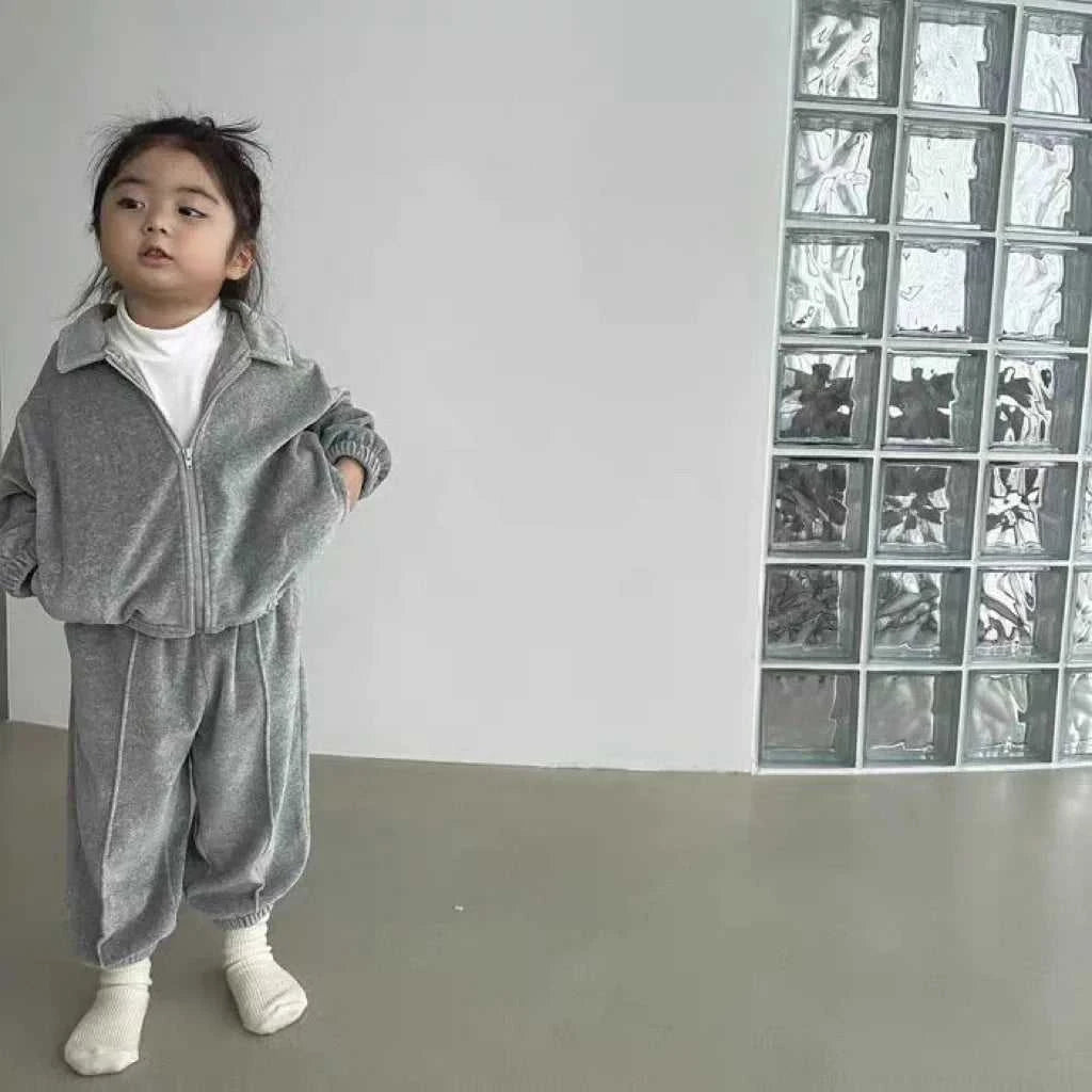 2026 Autumn New Baby Long Sleeve Clothes Set Kids Girls Solid Zipper Coat + Pants 2pcs Suit Infant Boy Casual Jacket Outfits The jack market .AU The jack market .AU Mum & Kids: Essential Products for Every Family $ 47 14:4812#dark gray;200000463:200661896#12M 80cm