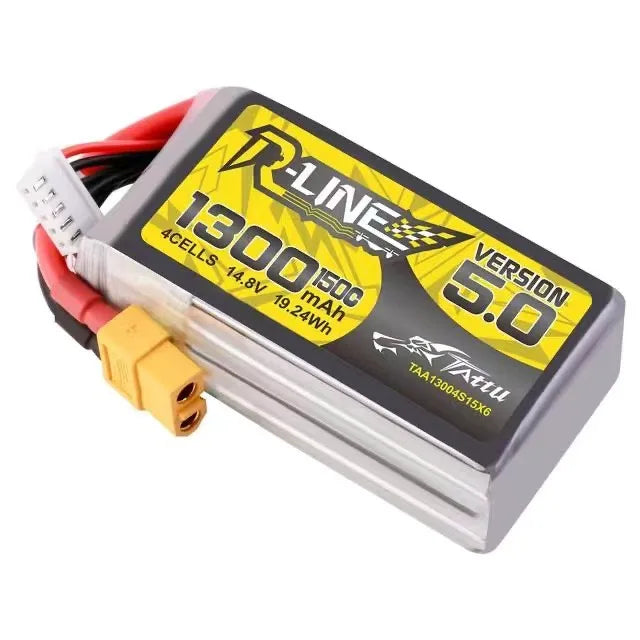 Tattu R Line 5.0 850/1200/1400mAh 150C LiPo Battery For RC Drones And Airplane Models