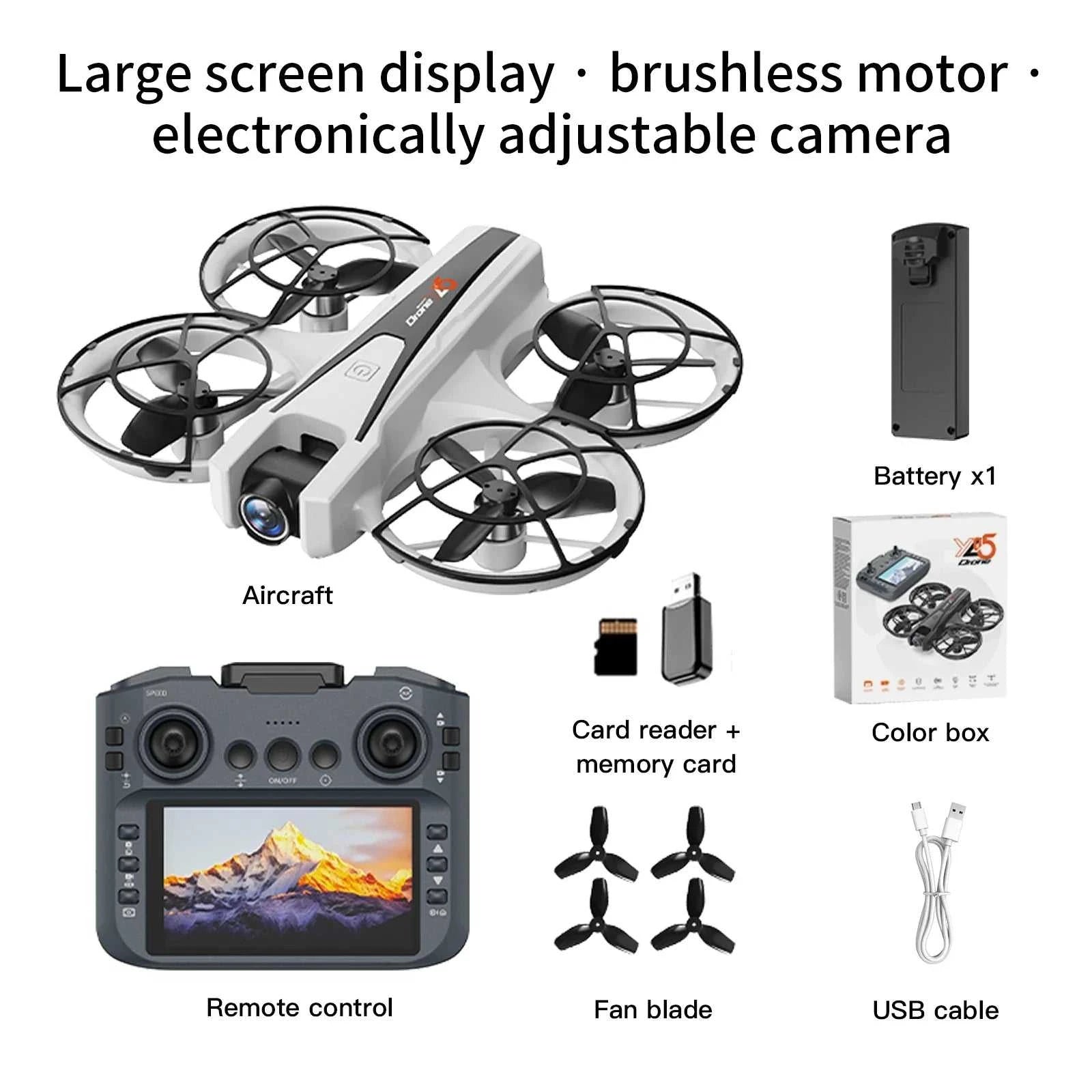 drones with camera profissional con cámara profesionales de 10km optical flow hover dual camera switch 360 °professional드론 дрон The jack market .AU The jack market .AU Drones $ 131 14:193#YL05 black