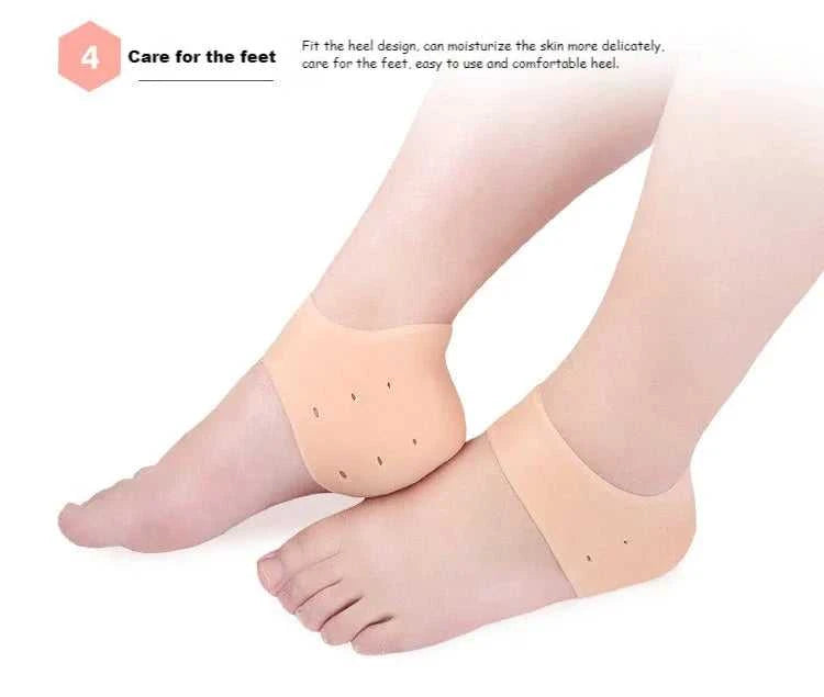 Gel Silicone Skin-Softening Silicone Heel Protectors Heel Cups Spurs Cracked Heel Sleeve Socks Feet Care Skin Repair Cushion New The jack market .AU The jack market .AU Step Up Your Style: Trendy Shoes for Every Occasion! $ 49 14:350853#No holes-Blue