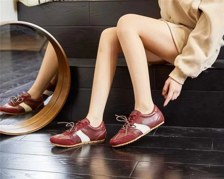 AIYUQI German Training Shoes Female Genuine Leather 2026 New Spring Flat Sneakers Ladies Casual Forrest Gump Shoes Women The jack market .AU The jack market .AU Step Up Your Style: Trendy Shoes for Every Occasion! $ 122 14:201447389#Leopard print;200000124:100010482;200007763:201336100