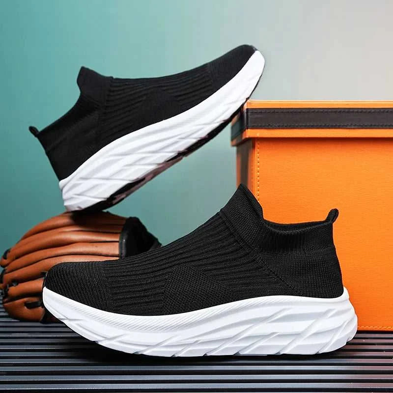 MAEDEF Men's Running Shoes Lightweight Breathable Mesh Elastic Comfortable Durable Fashion Casual Hot Selling Sports Sneakers The jack market .AU The jack market .AU Step Up Your Style: Trendy Shoes for Every Occasion! $ 78 14:173#All Black;200000124:3116