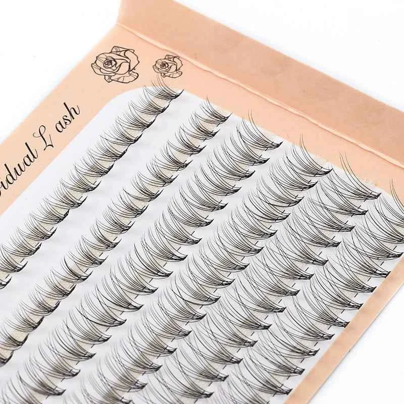 Fluffy 3D Eyelash Extensions - 10/20/30D Individual Soft & Dramatic Lashes for Effortless Makeup Looks