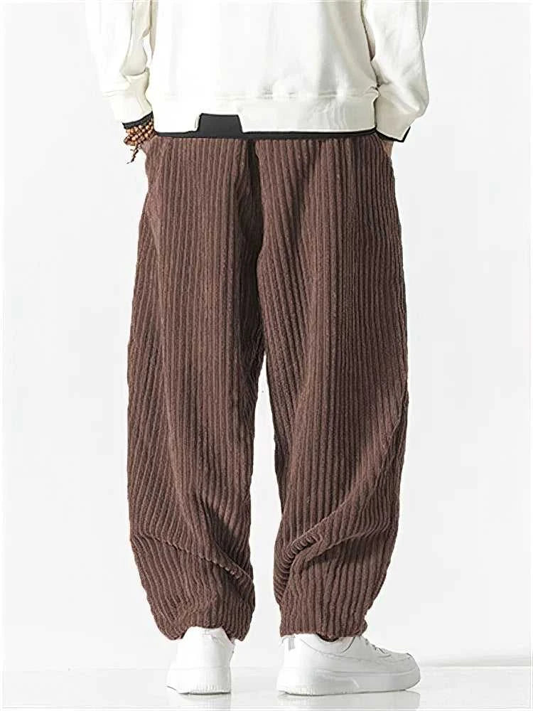 Casual Pants Corduroy Trousers Men Loose Fit Vintage Baggy Pants Straight Sweatpants Elastic Waist Drawstring Outdoor Streetwear The jack market .AU The jack market .AU Men Fashion $ 56 14:200001438#Coffee;5:4183