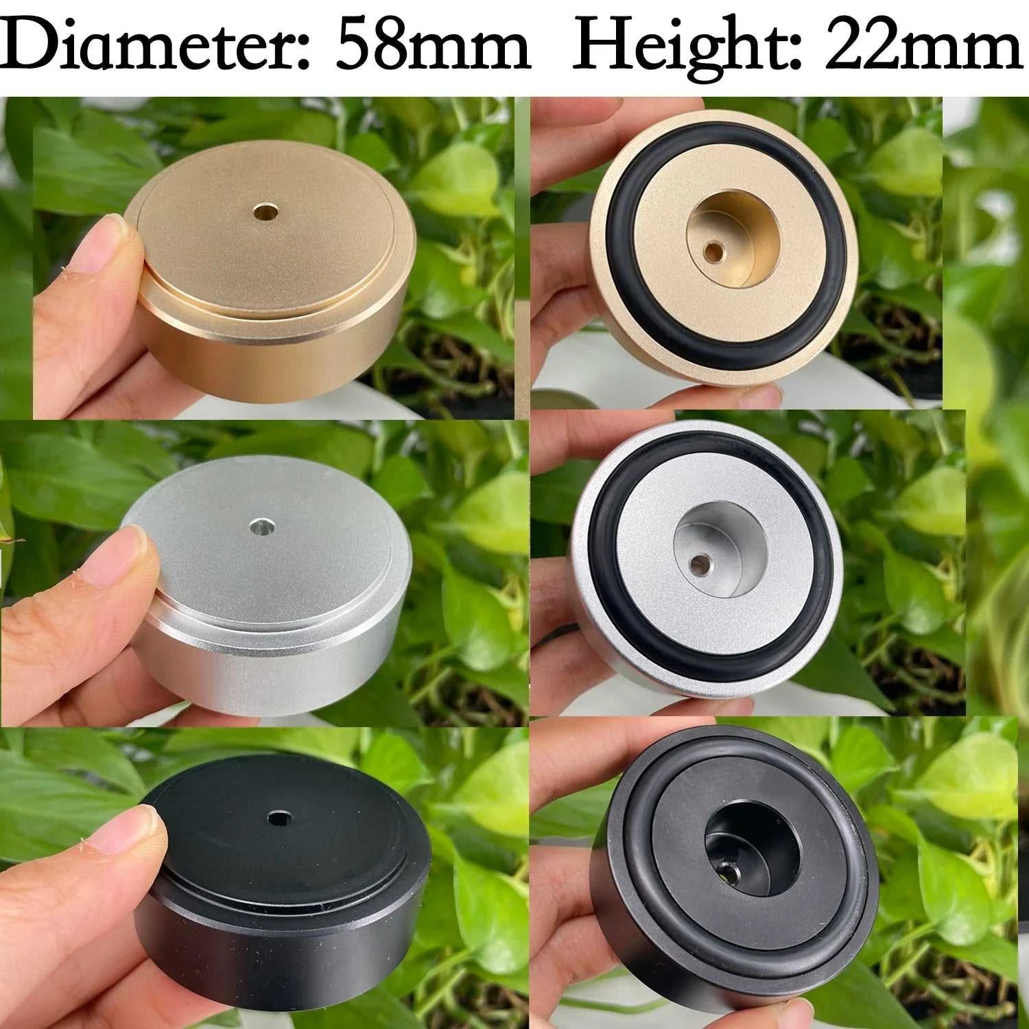 4PCS Audio Speaker Isolation Feet Pad 30*10mm 40*10mm 49*15mm Aluminum Amplifier Feet CD DAC Speakers Shock Absorption Feet Pad The jack market .AU The jack market .AU Accessories Electronics $ 62 14:193#40x10mm 4pcs;200000828:201589809#Black
