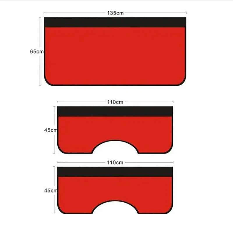 3 pieces of universal magnetic fender cover foldable protector mechanical work mat auto repair mat