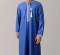 New 2026 Men's Muslim Abayas Dress Long-sleeved Pullover Kaftan Robe Men Jubba Thobe Pakistan Saudi Arab Caftan Islamic Clothing