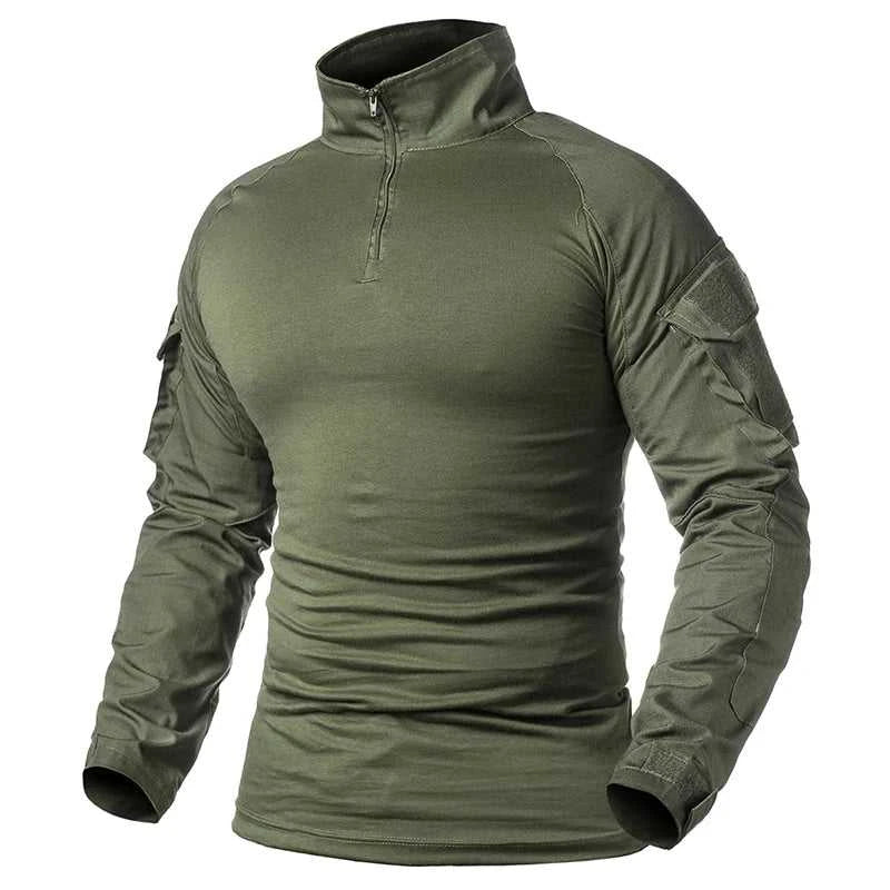 Men's Camouflage Tactical Shirt 1/4 Zip Long Sleeve Combat T Shirt Cotton Camo Uniform Airsoft Shirts The jack market .AU The jack market .AU Men Fashion $ 48 14:365458#CP;5:4182#CN XXL