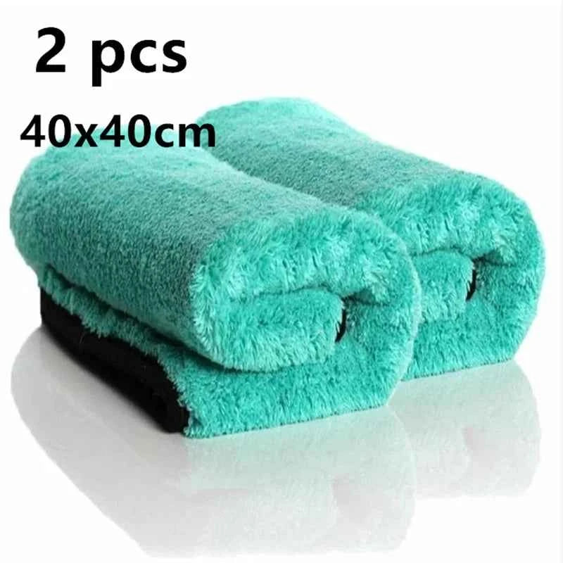 Portable 1200GSM Super Soft Premium Microfiber Drying Cltoth Ultra Absorbancy Aqua Deluxe Car Wash Towel 40x40cm