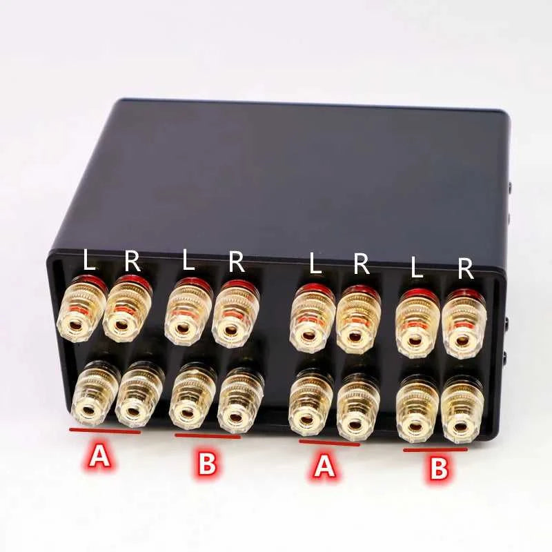 2 pairs of speaker switcher / A-B amplifier switcher Two in two out amplifier speaker switch Two-channel power amplifier switch The jack market .AU The jack market .AU Home $ 130 14:193