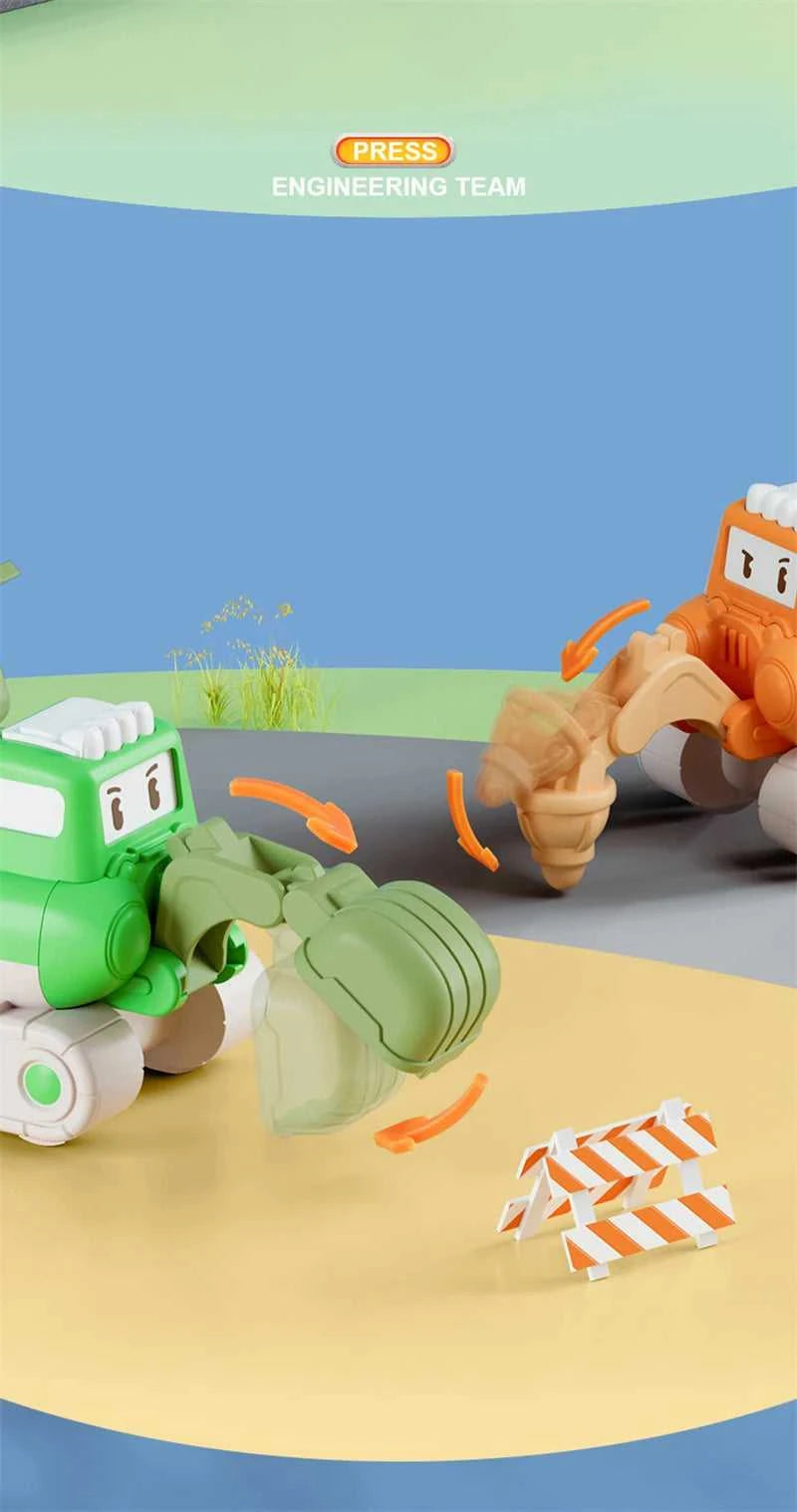 Baby Cartoon Toy Car Mini Press Go Vehicles Inertia Pull Back Cars Montessori Early Education Crawling Toys for Toddlers Boys The jack market .AU The jack market .AU Little Wonders $ 50 14:29#Pile driver