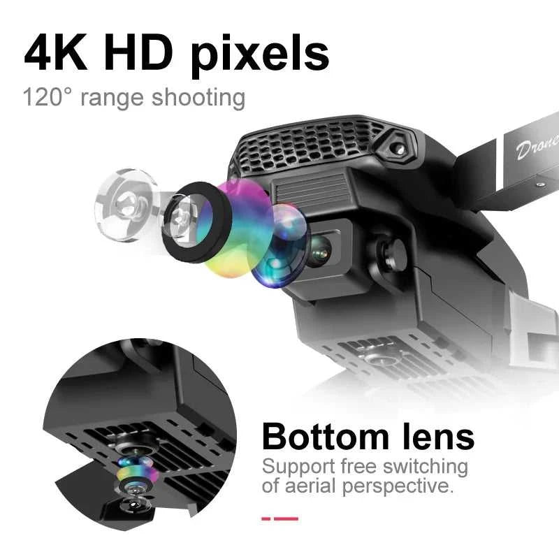 E88pro Drone Professional Dron Optical Flow 4k Dual Camera Aerial Photography Four Axis Aircraft RC Quadrotor children's toys The jack market .AU The jack market .AU Drones $ 72 14:1052#Gray-Two Camera