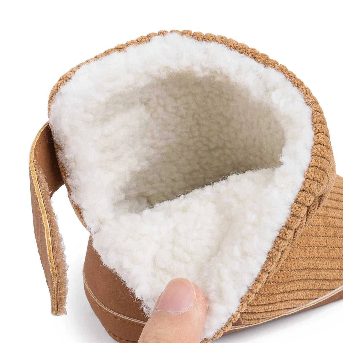 KIDSUN Newborn Baby Winter Boots Soft Corduroy Warm Booties With Fur Lining Unisex Design For Baby Boys Girls The jack market .AU The jack market .AU Mum & Kids: Essential Products for Every Family $ 26 14:771;200000264:201336170