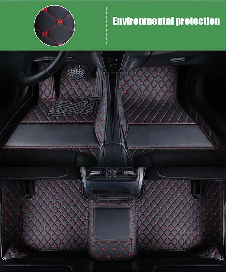Car Floor Mats 100％ For For Ford Focus MK2 2008-2011 Auto Foot Pads Accessories Interior Waterproof Carpets Car Styling Rug 차량용품