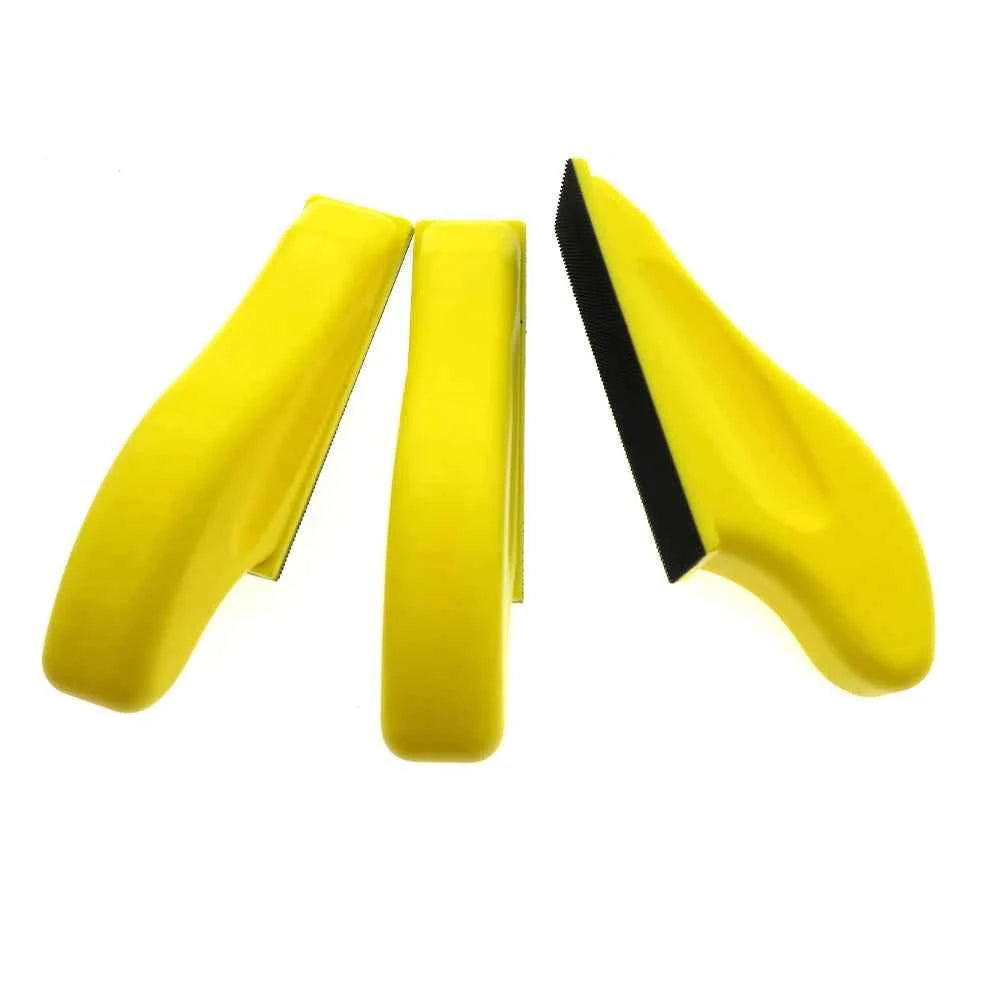 1/2/5 pcs New Arrival Hand Sanding Block 27mmx90mm PU Sander Sandpaper Holder Abrasive Tool Polishing Hook & Loop Discs Abrasive