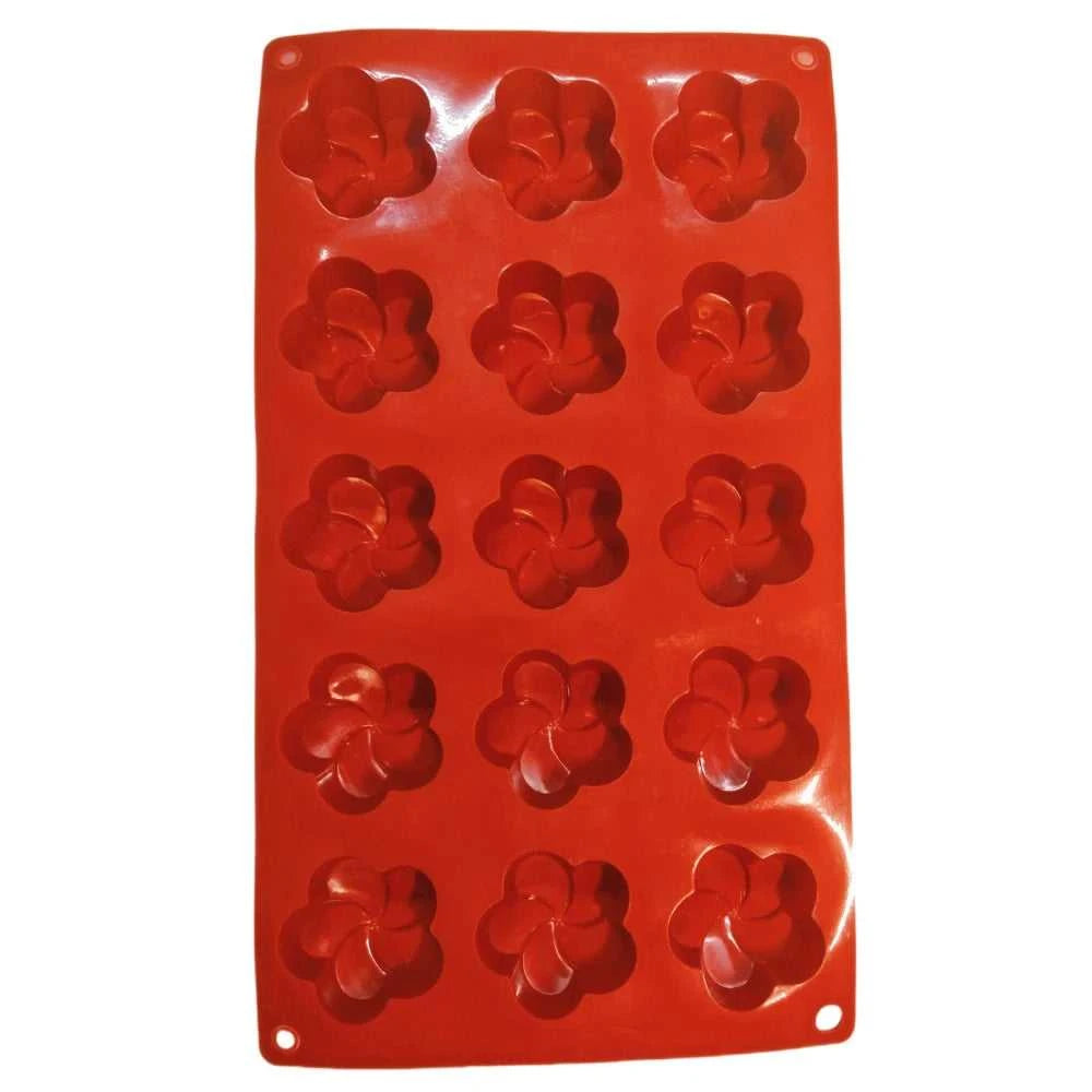 15 Hole Windmill Flower Shape Silicone Chocolate Mold DIY Ice Tray Multi-function Kitchen Baking Tools French Dessert Cake Mold The jack market .AU The jack market .AU Home $ 25 14:200004889#DGMJ040-5