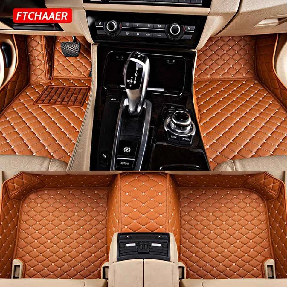 FTCHAAER Custom Car Floor Mats For Audi A8 Auto Carpets Foot Coche Accessorie