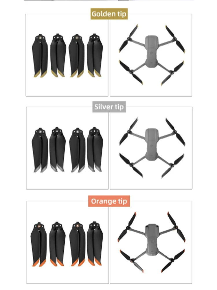 7238 Low Noise Props 7238F Propellers For DJI Mavic Air 2/DJI AIR 2S Drone Accessories